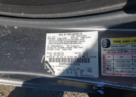 2011 Ford Fusion Sel from USA, damaged, VIN 3FAHP0JAXBR176116